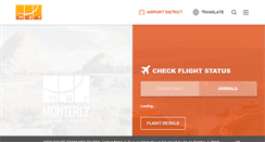 Desktop Screenshot of montereyairport.com